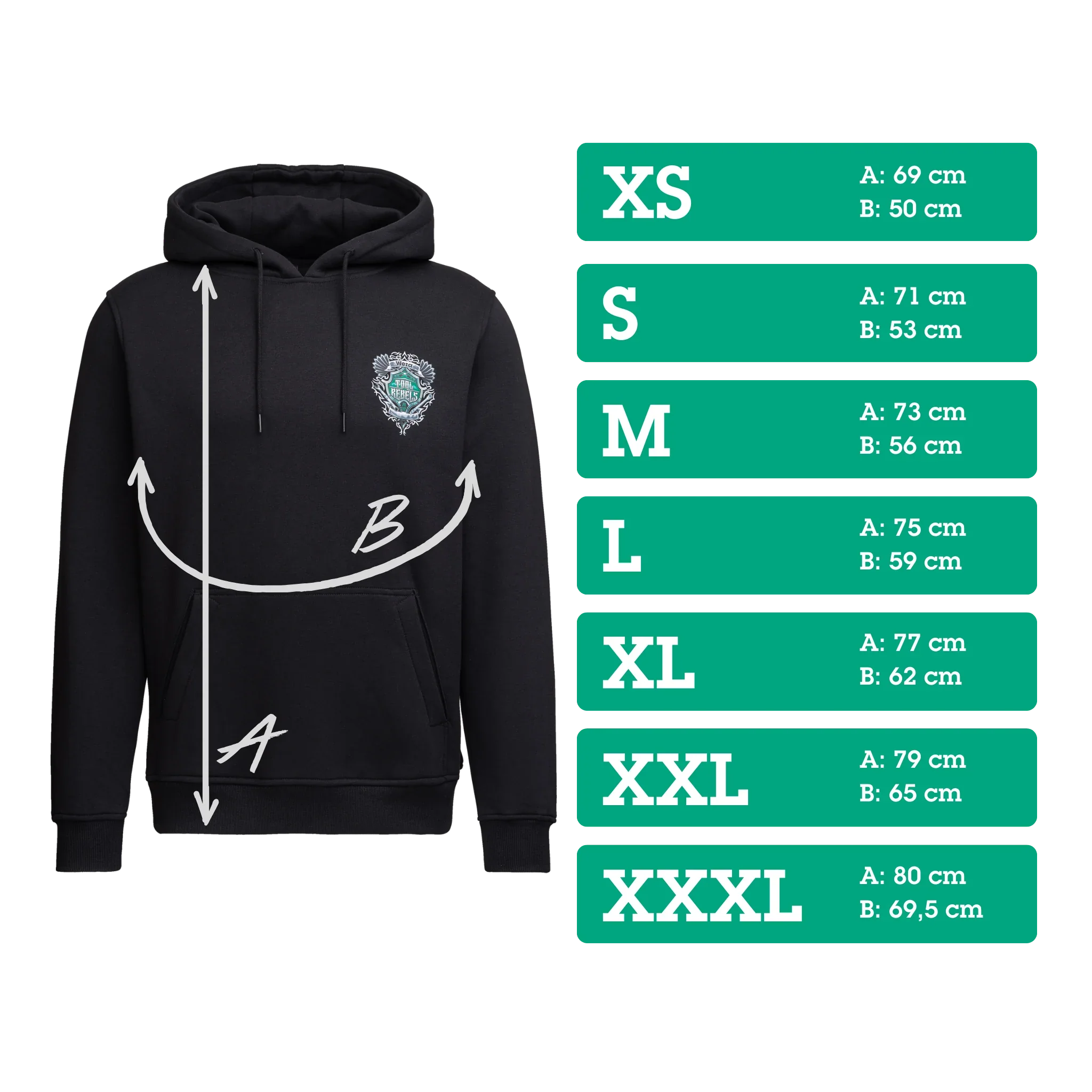 Hoodie "Be a Tool Rebel" - Image 4