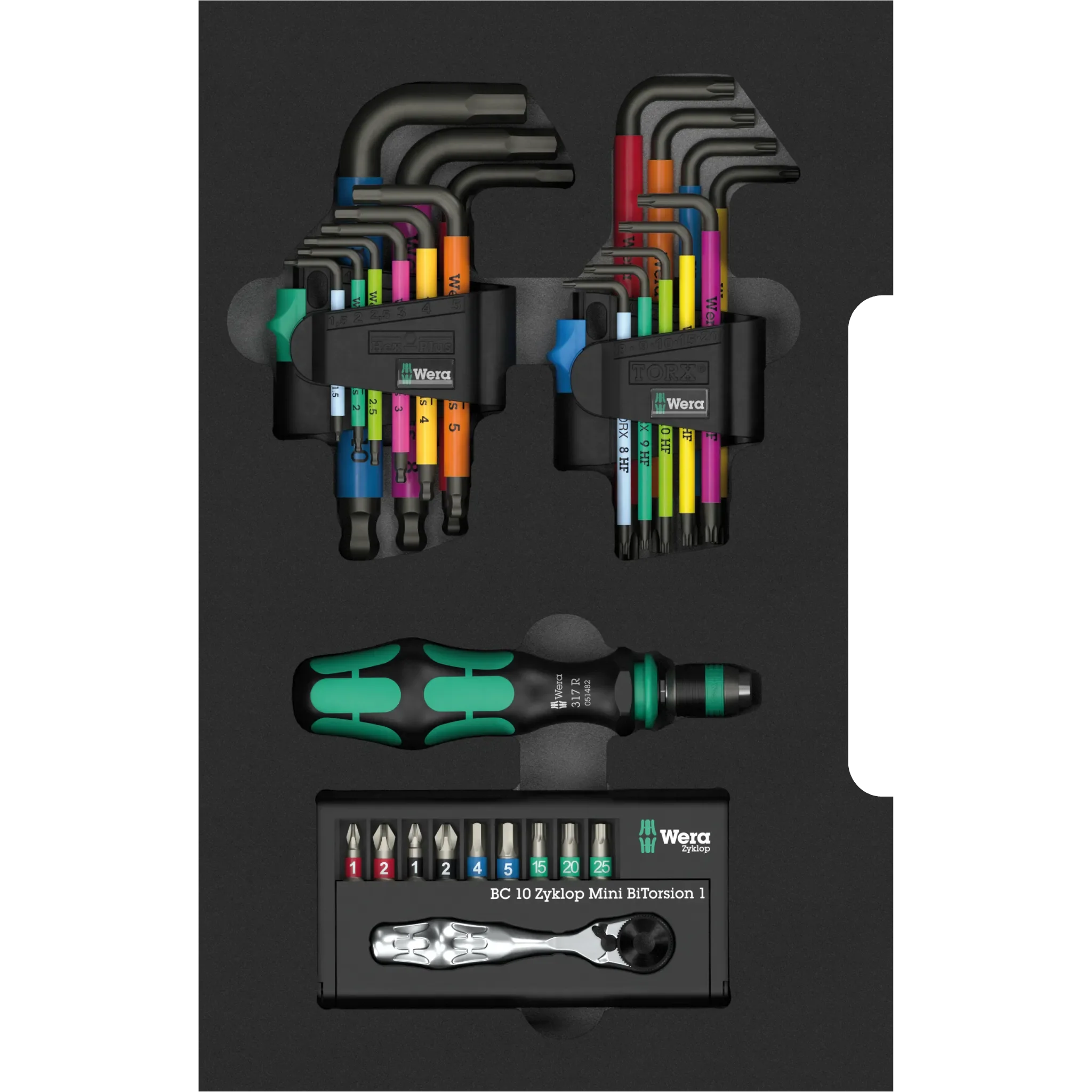 Winkelschlüssel und Handhalter Set in Einlage - Image 2
